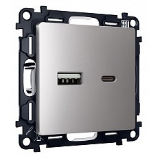 Розетка 2хusb type a и c без рамки ambrella volt quant ma511010